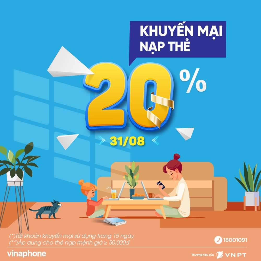 km nạp thẻ ngày 31/08/2021